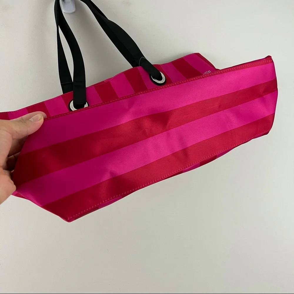 Victoria's Secret Large Stripped Studded Tote Bag